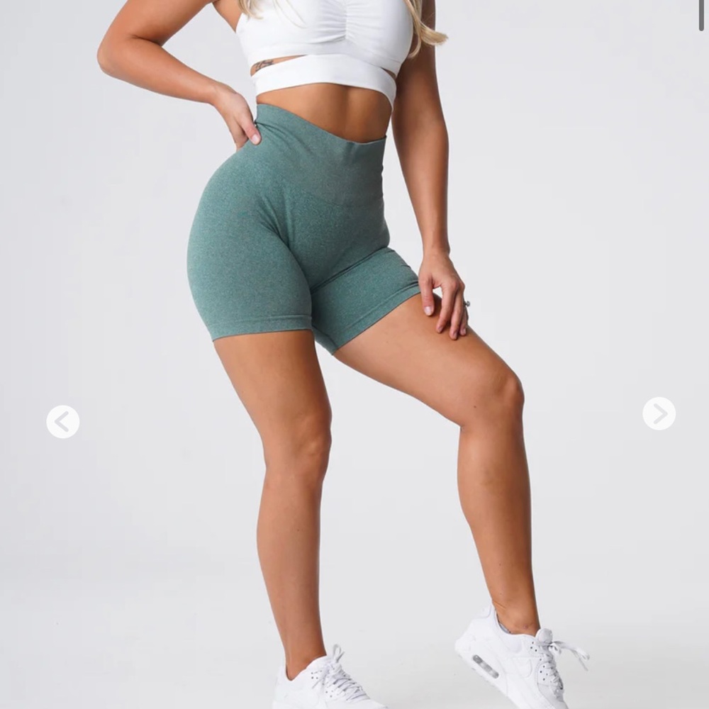 forest green pro shorts